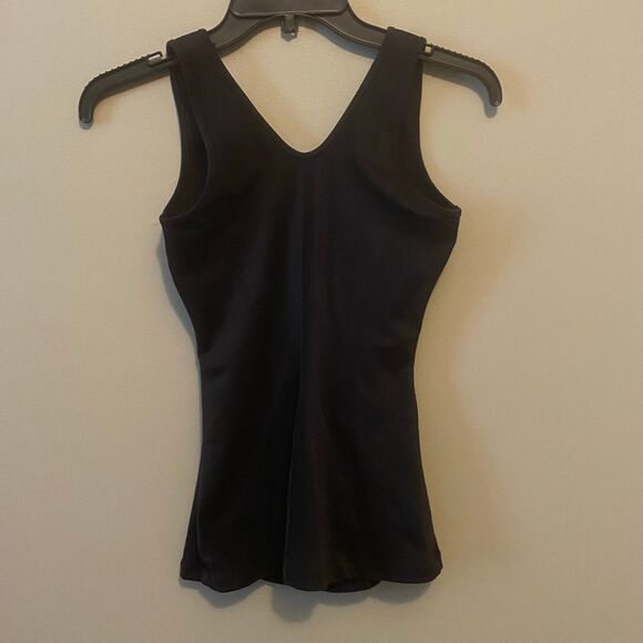 Maidenform Women's Plunge Front Shapewear Tank Black Sz Large - Picture 2 of 5
